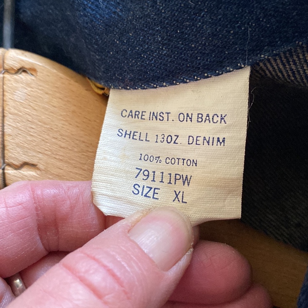 LIKE NEW VINTAGE RUSTLER DENIM JACKET - Picture 9 of 12